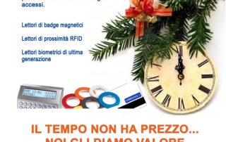 Auguri di Natale - Leader nel settore dal 1939, Cerriana si occupa della fornitura, installazione ed assistenza tecnica di sistemi rilevazione presenze
