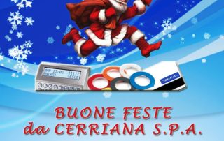 Buone feste da Cerriana, leader nel settore del controllo degli accessi e della rilevazione presenze