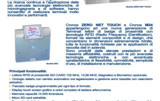 Il badge di nuova generazione: i nuovi terminali cronos. Massima funzionalità unica a minima dimensione
