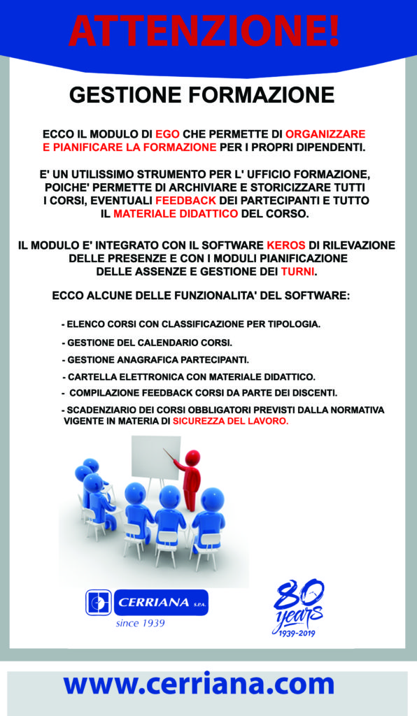 formazione aziendale software ego