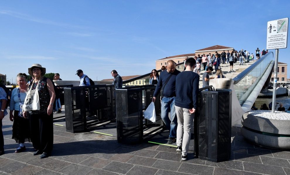 come funzionano i tornelli a venezia