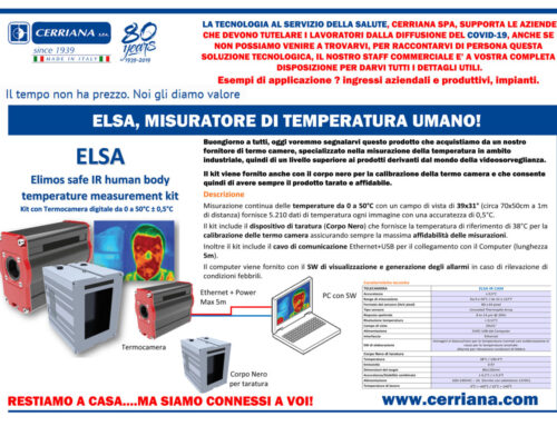 Termocamera e Controllo accessi: ELSA, il misuratore di temperatura